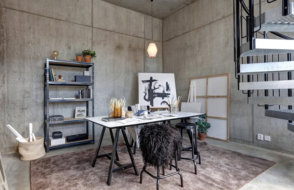 Peek inside this industrial live/work apartment in Malmö