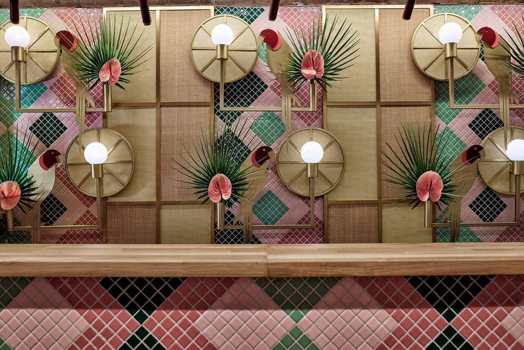 Plants burst out of the walls at Valencia’s Kaikaya sushi bar