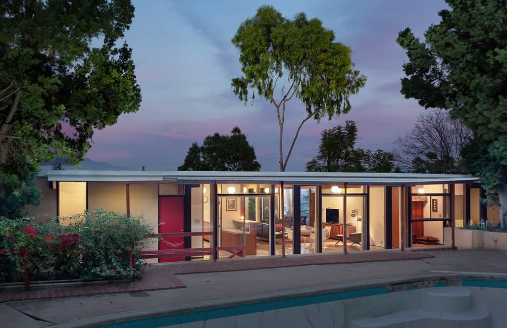 Time capsule post and beam house lists in LA for $1.195m