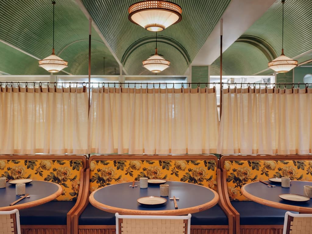 Interiors of Hong Kong dim sum canteen John Anthony 