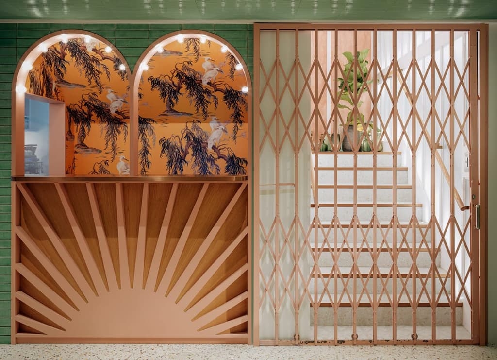 Interiors of Hong Kong dim sum canteen John Anthony 