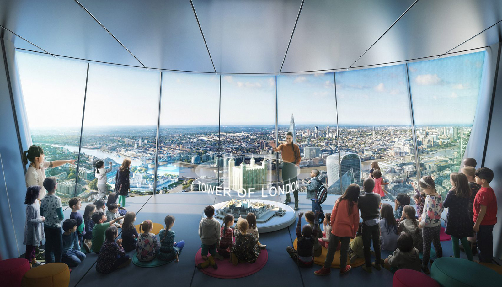 The Tulip viewing tower for City of London