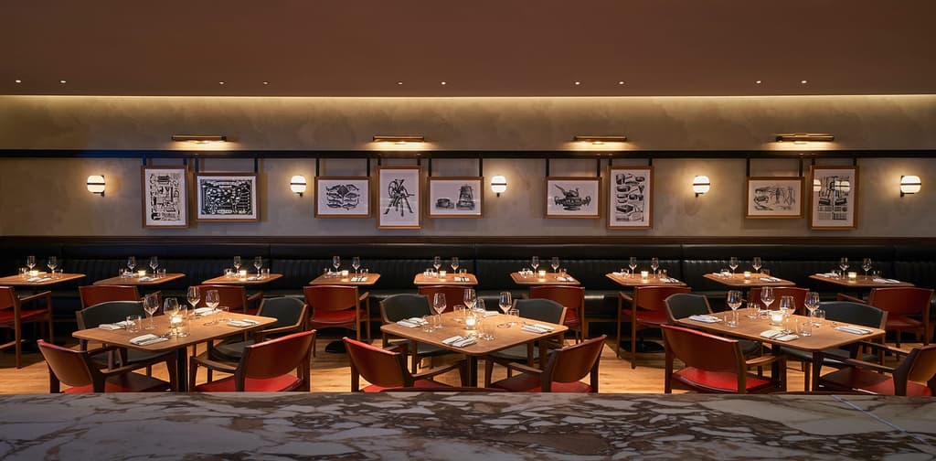 Gridiron bar interior in London