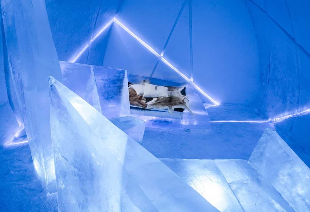 This year’s Icehotel has forest, ocean, and sweet shop-themed rooms