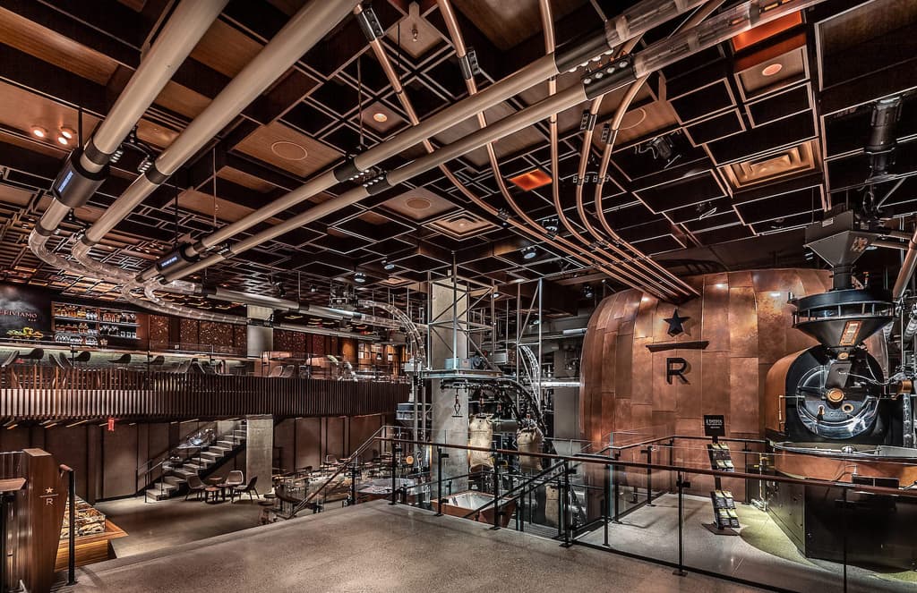 Starbucks opens industrial-style roastery in NYC’s Meatpacking District
