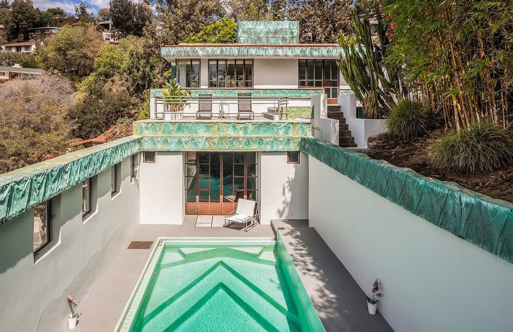 Lloyd Wright’s Samuel Novarro House returns to the market for $4.295m