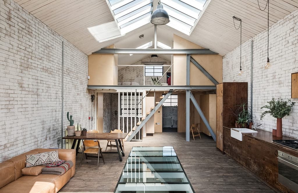 A light-filled warehouse conversion hits the market in east London