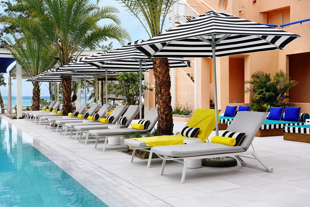 Camille Walala brings kaleidoscopic colour to Mauritius hotel SALT of Palmar