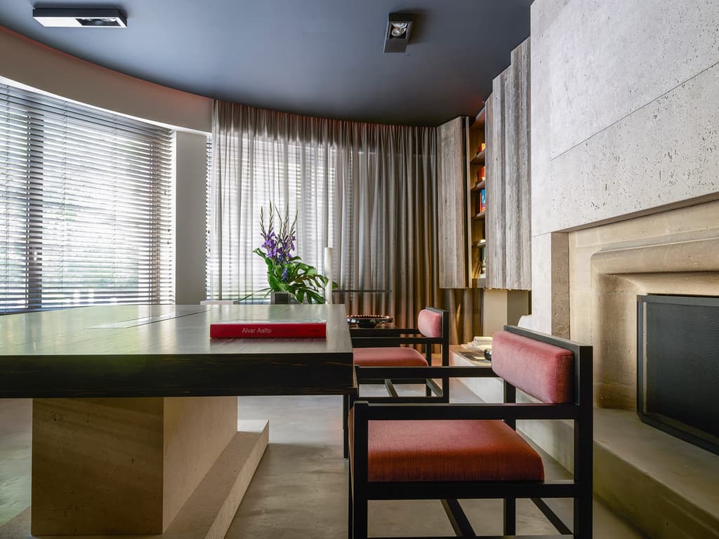 Architect Glenn Sestig's modernist townhouse is for sale in Ghent