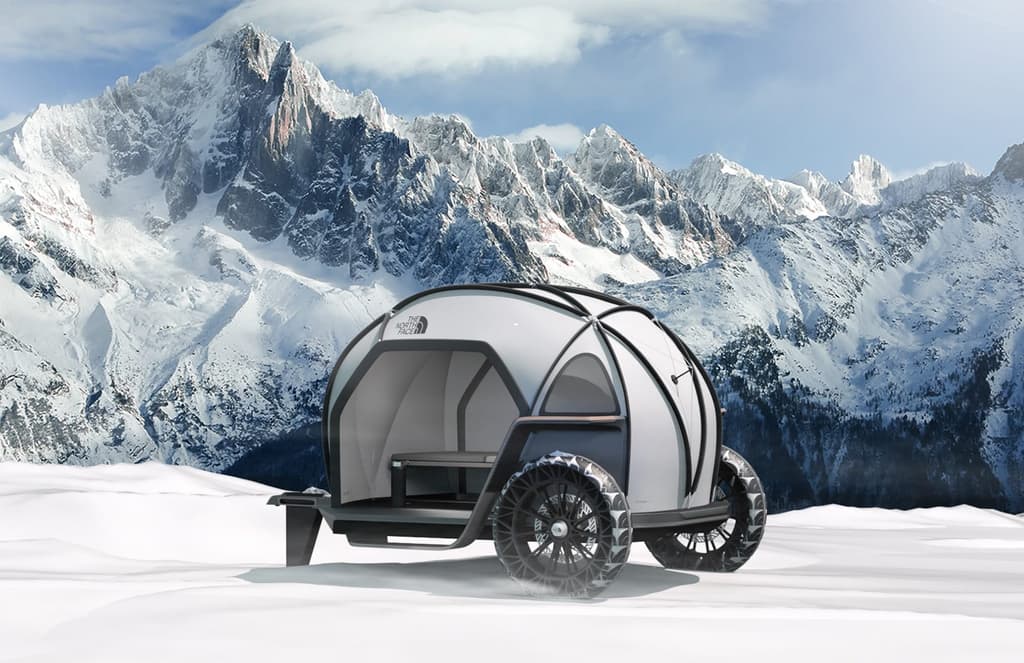 BMW teams up with The North Face on a futuristic element-proof camper