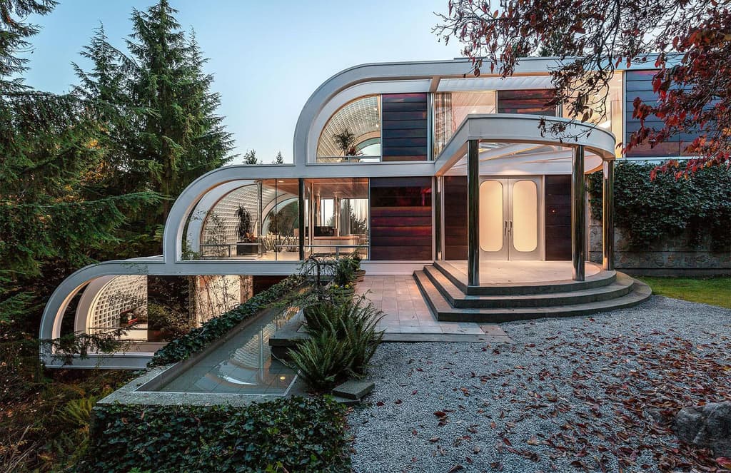 Curvy glass house by Arthur Erickson asks for $16.8m in Vancouver