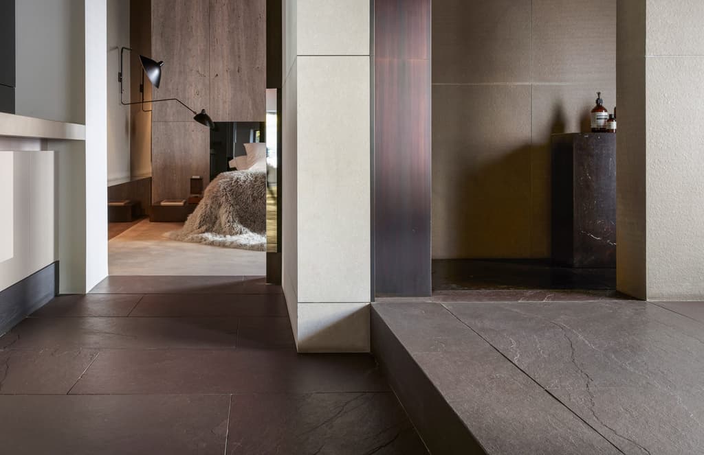 Architect Glenn Sestig's modernist townhouse is for sale in Ghent