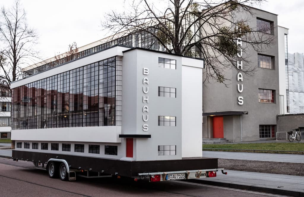 ‘Bauhaus bus’ hits the road in Dessau