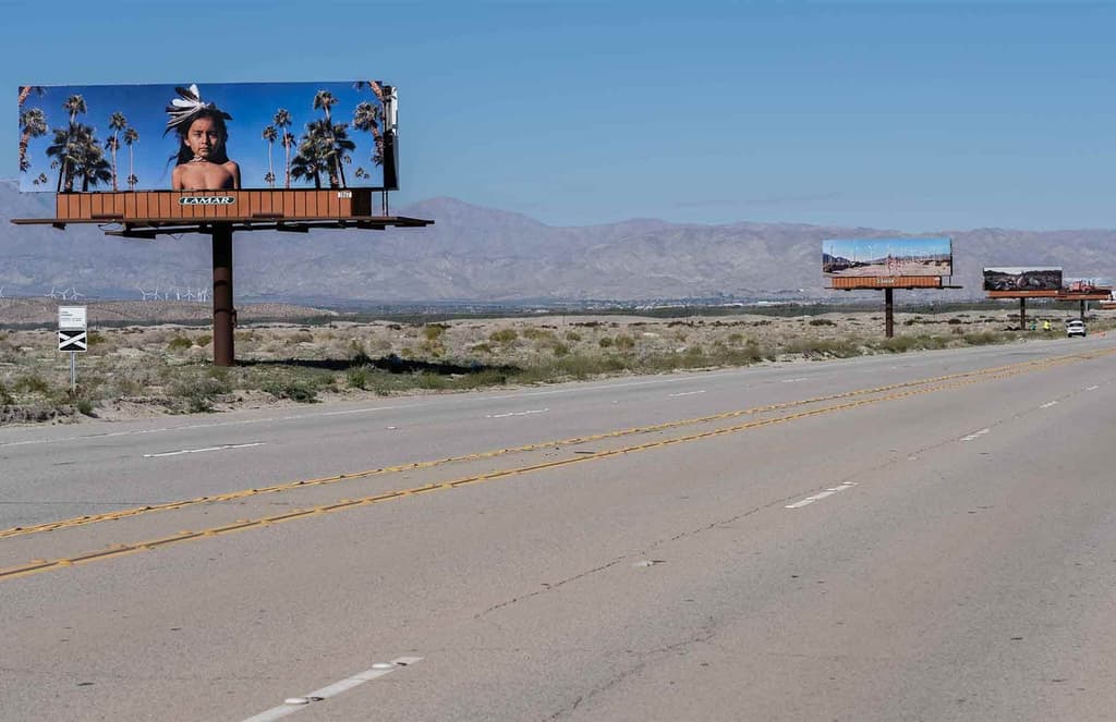 Billboards bring Native American culture into the spotlight at Desert X
