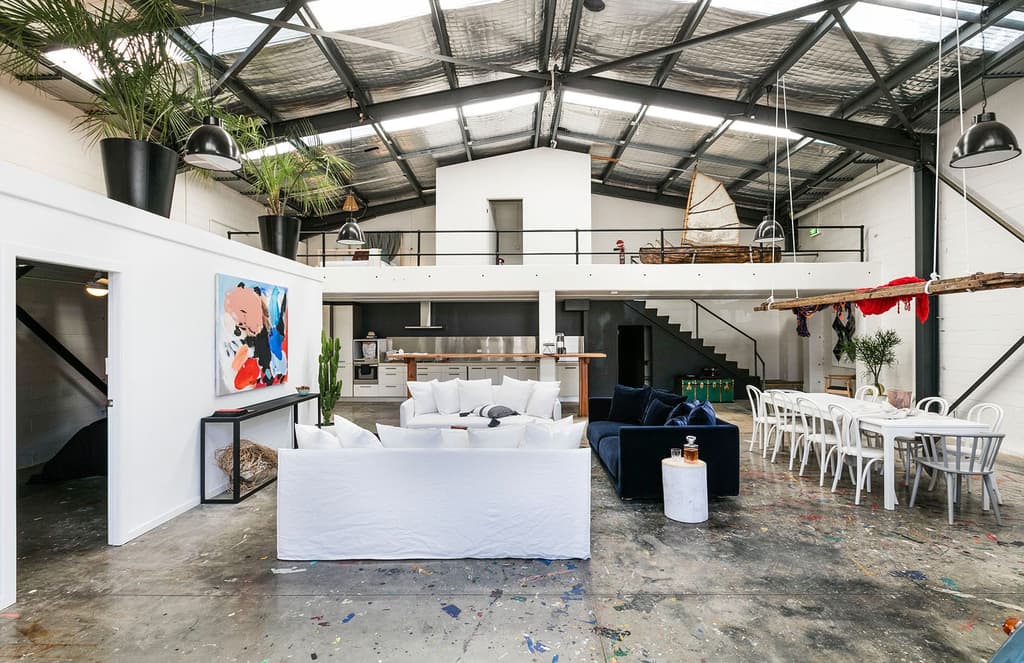 A raw signwriter's workshop is headed for auction in Sydney