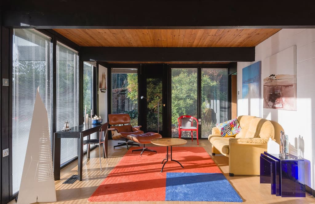 Peek inside a midcentury modern home in the Yorkshire countryside