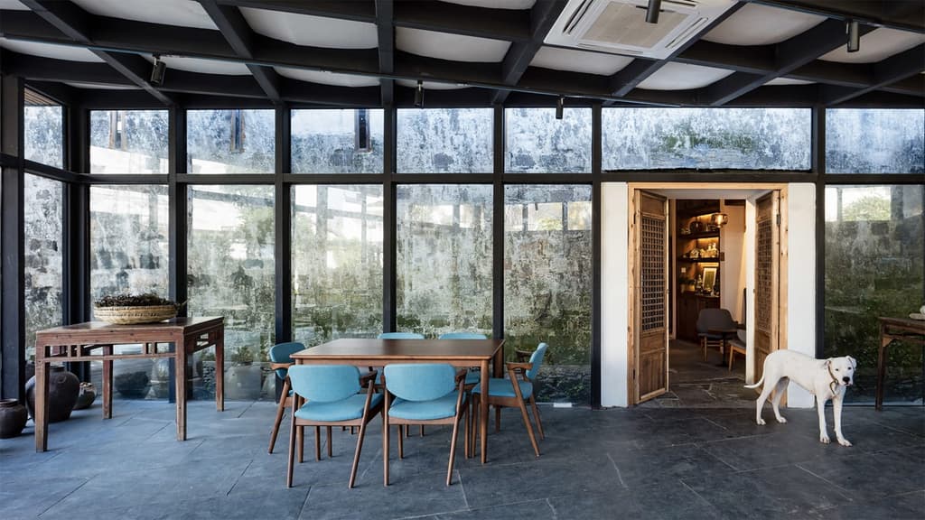 A 300-year-old ruin is restored as a hotel in rural China