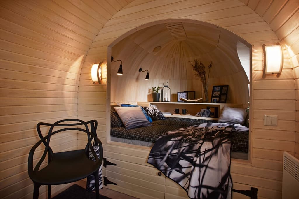 IgluHut cabin via IgluCraft