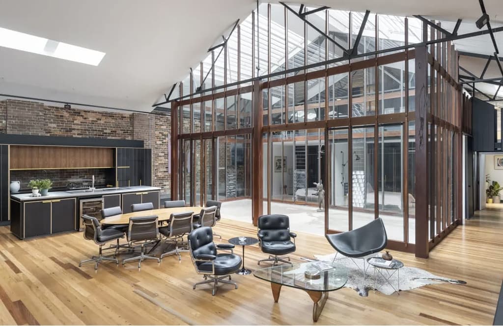 A freshly converted warehouse is headed for auction in Sydney