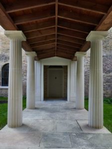 London’s Pitzhanger Manor was designed by Soane in a Neoclassical style, and features columnades and mouldings