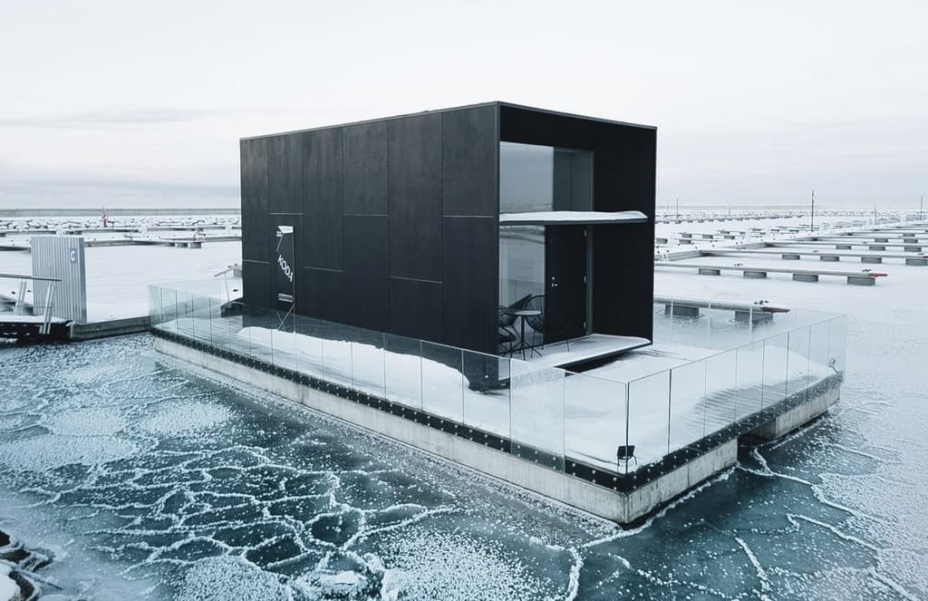 Kodasema rethinks the life aquatic with floating tiny home