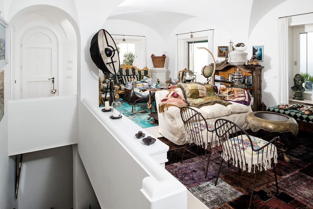 A clifftop villa with sea views hits the market on the island of Capri