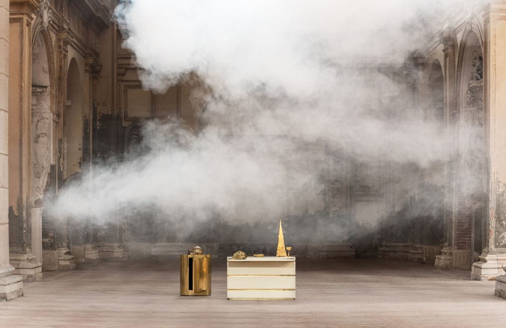 A disused church in Piacenza has been reborn as an art gallery