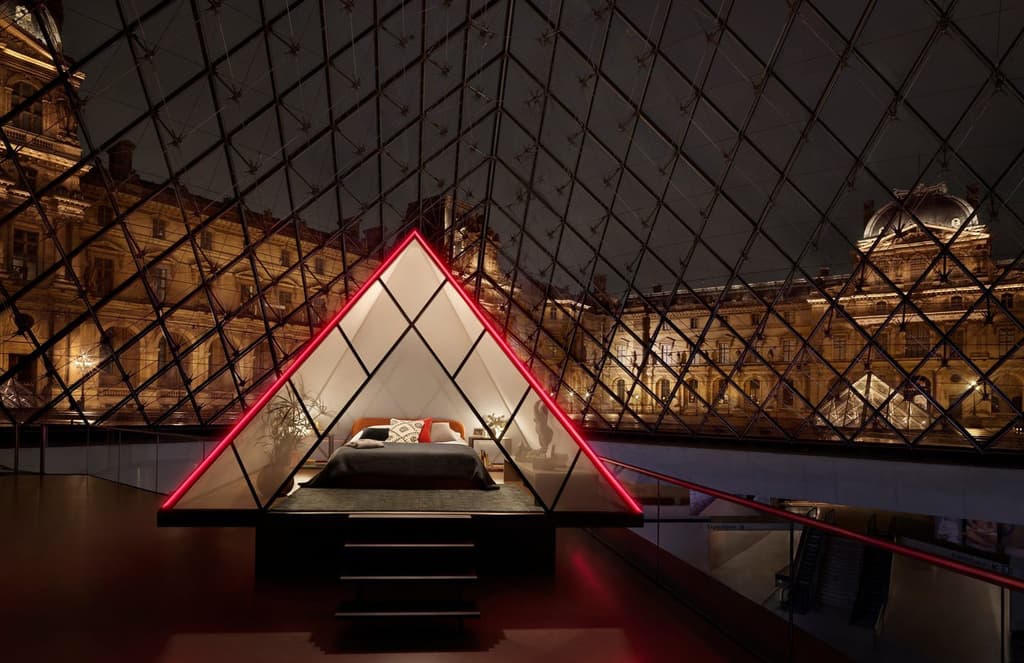 Spend the night in the Louvre courtesy of Airbnb
