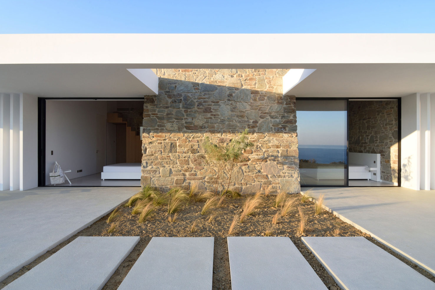 This subterranean Greek home is embedded in a clifftop The Spaces