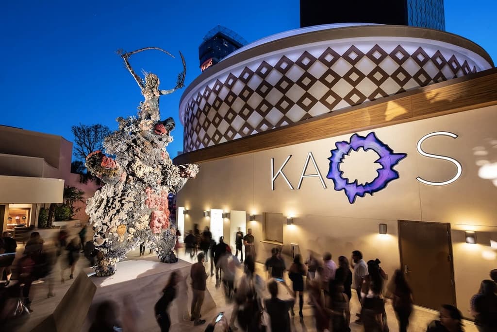 Damien Hirst installs a giant headless demon at Kaos in Las Vegas