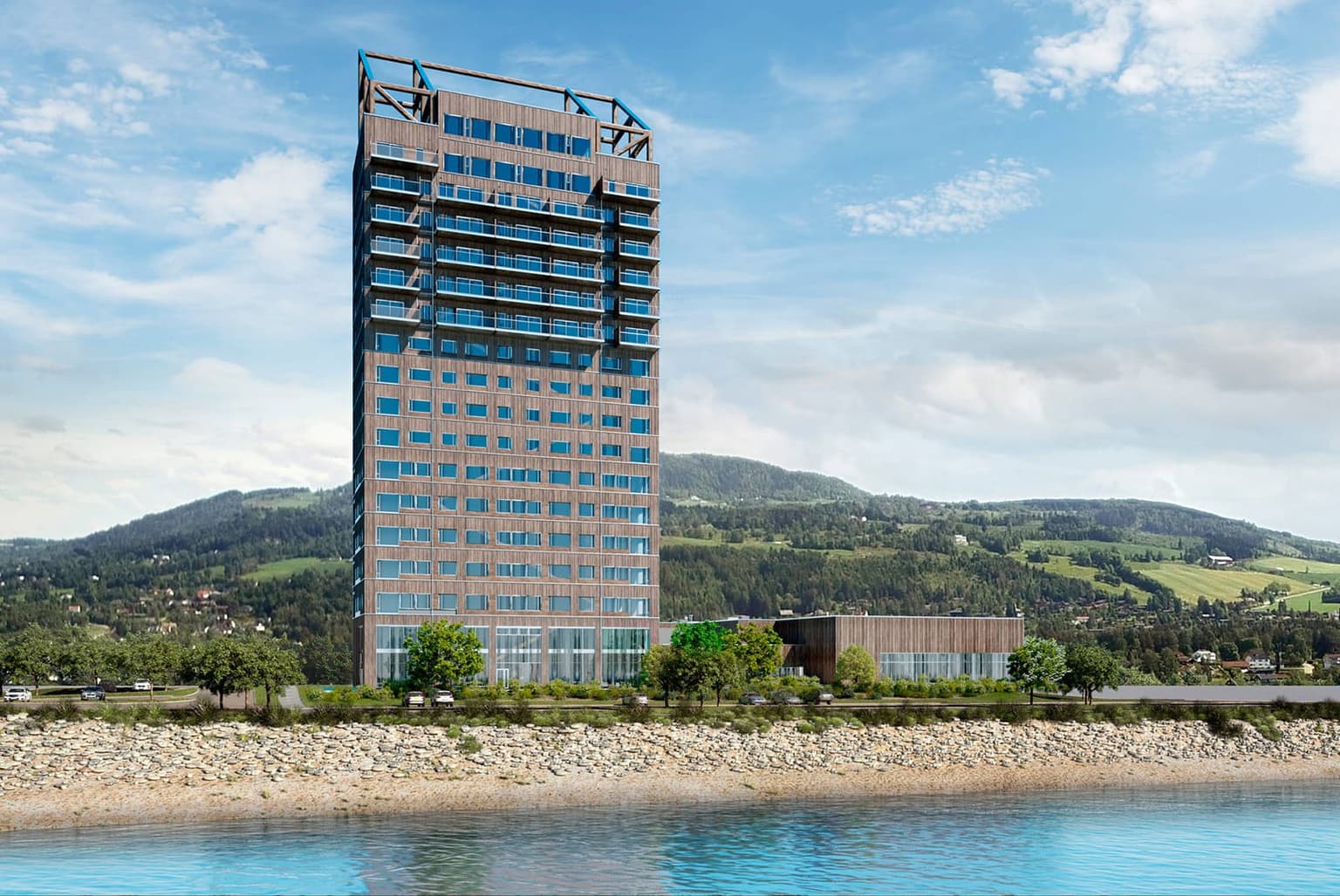 The world’s tallest ‘plyscraper’ completes in Norway - The Spaces