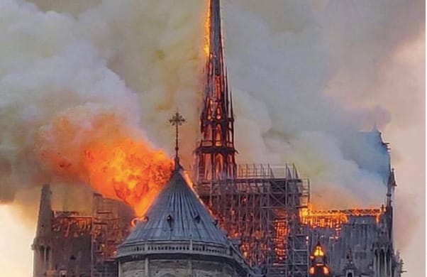 Notre Dame Cathedral is ablaze