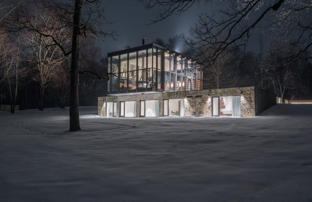 Tour Philip Johnson’s modernist masterpiece The Wiley House