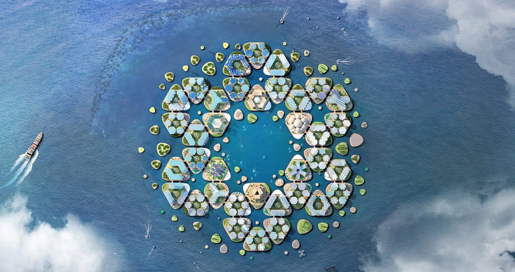 BIG designs a floating city that could survive a hurricane 