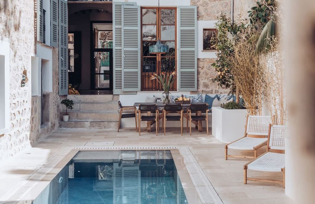 A Mallorcan townhouse with a Parisian twist is for sale in Sóller