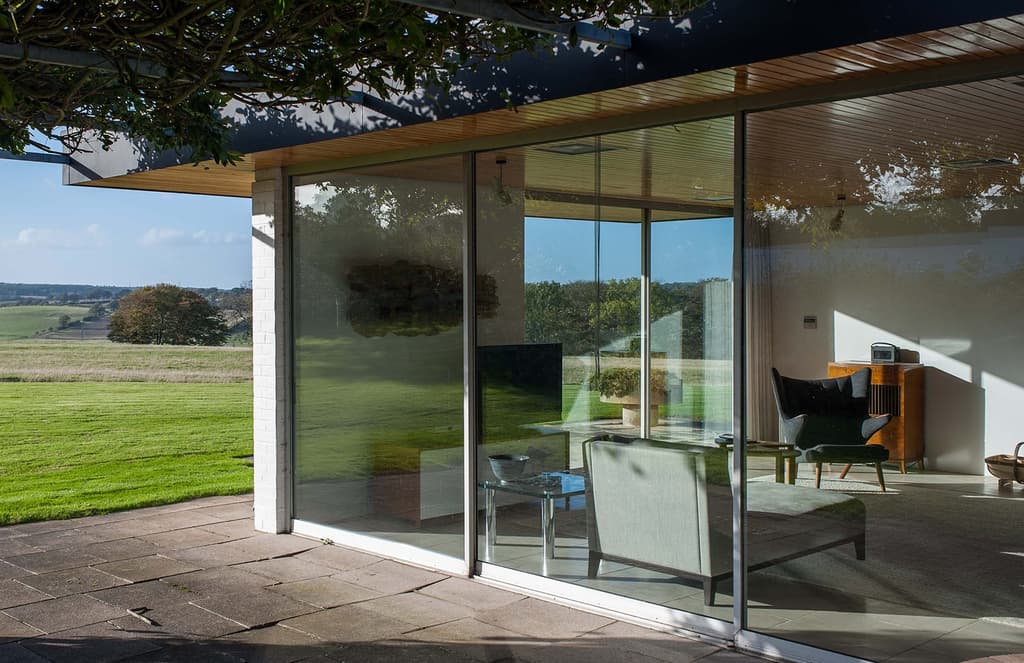 Mies-inspired midcentury home is for sale in the UK's Rye