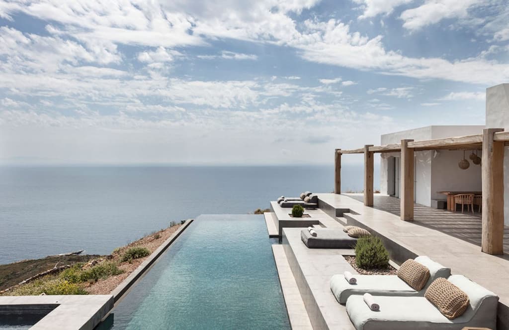 Contemporary Cycladic living on the Greek island of Syros