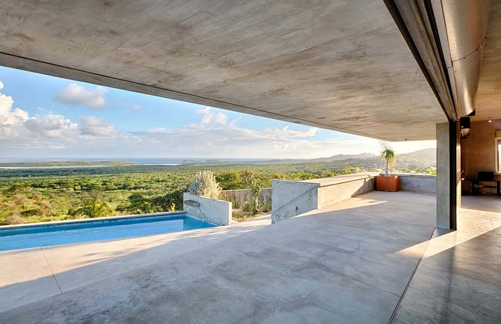 This brutalist eco-home is for sale on Puerto Rico’s Vieques Island