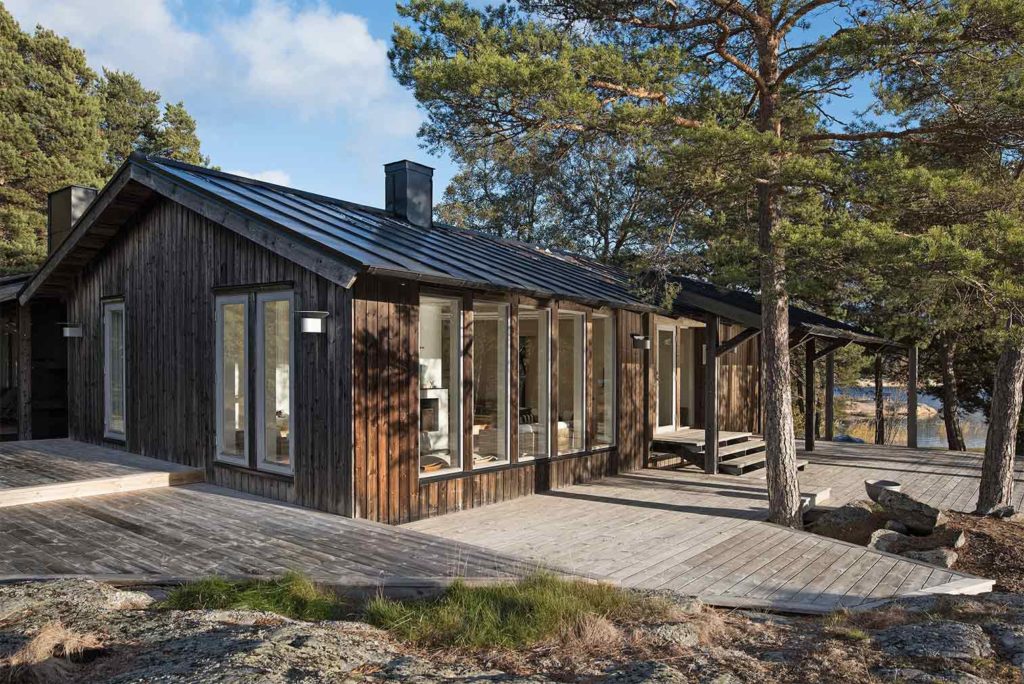 This cabinlike home in Sweden comes with its own island The Spaces