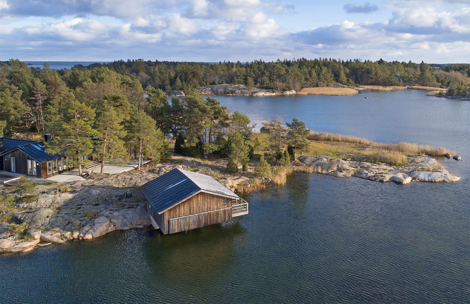 This cabinlike home in Sweden comes with its own island The Spaces