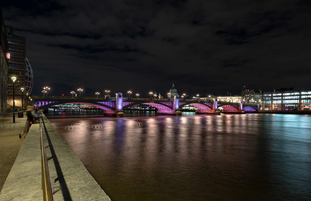 London's Thames is aglow with new LED artworks