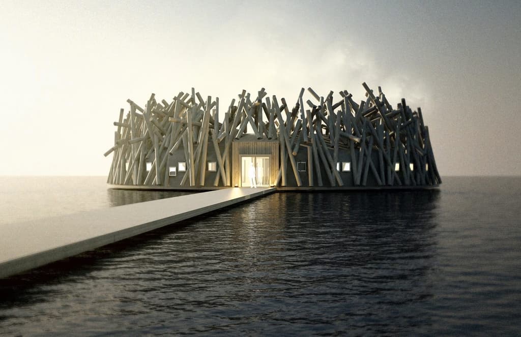 Sweden’s floating Arctic Bath hotel sets opening date