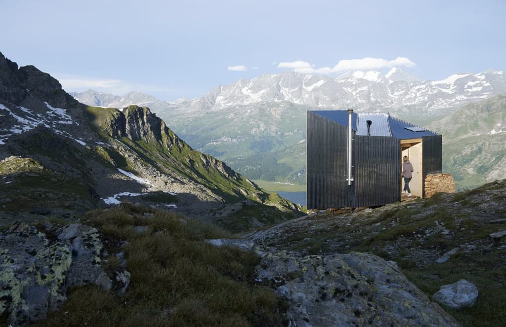 Could this metal hut be the ultimate mountain retreat?