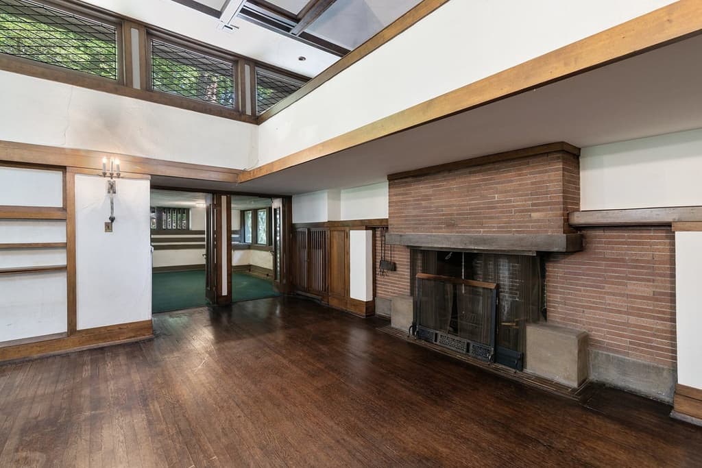 Frank Lloyd Wright's Frank J Baker House built in 1909 - for sale via @properties