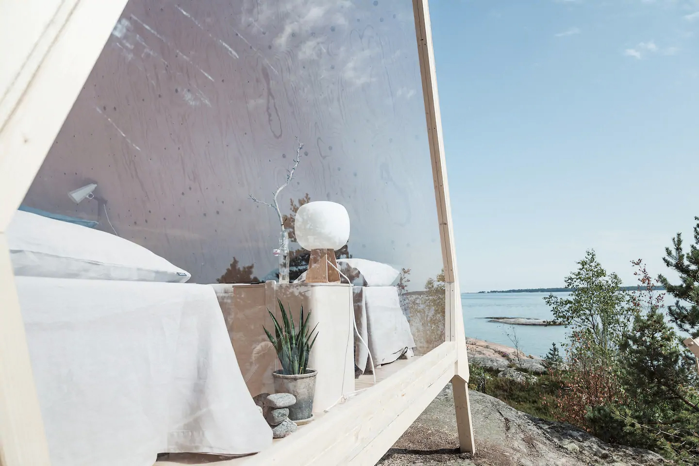 Nolla A-frame cabin lets you live off-grid in Helsinki