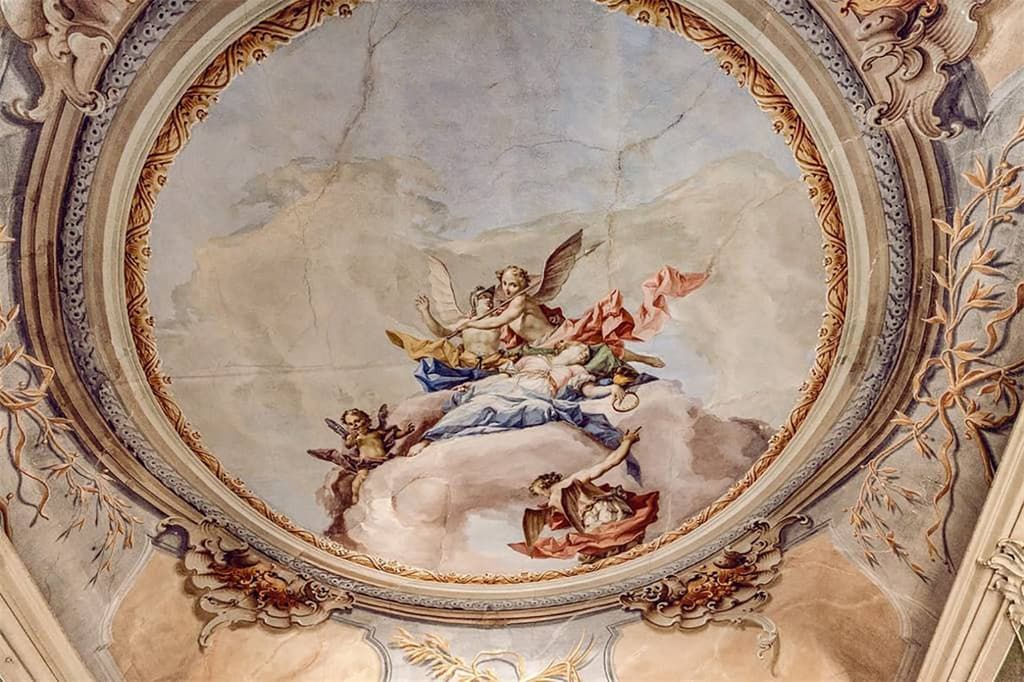 A historic fresco-filled palazzo is for sale in Verona