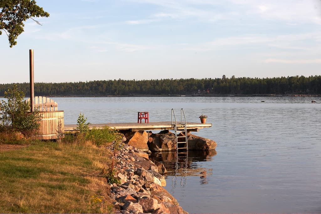 A private Swedish island with red cabin could be yours for 13.9m Kr