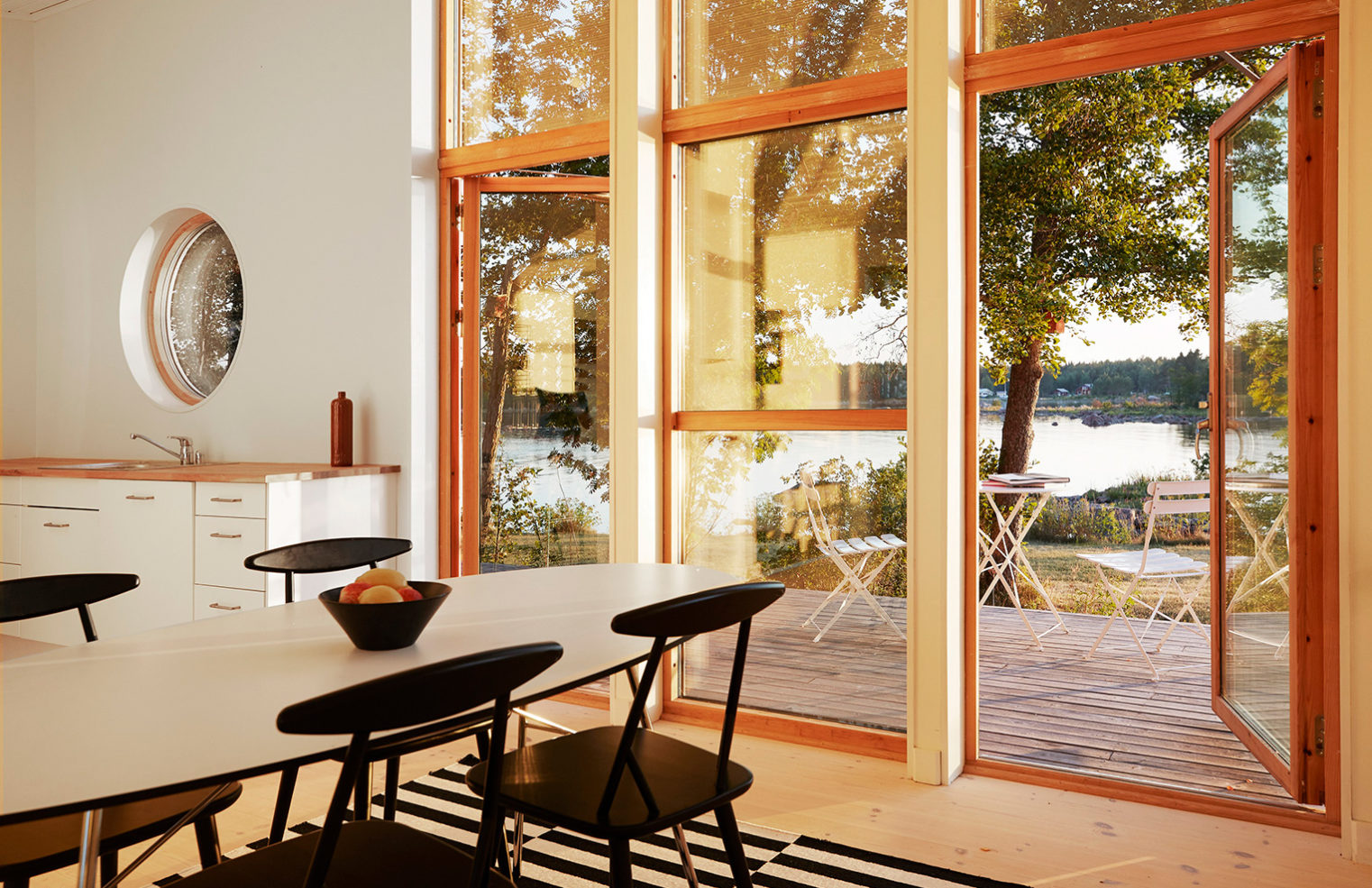 A private Swedish island with striking red cabin home could be yours