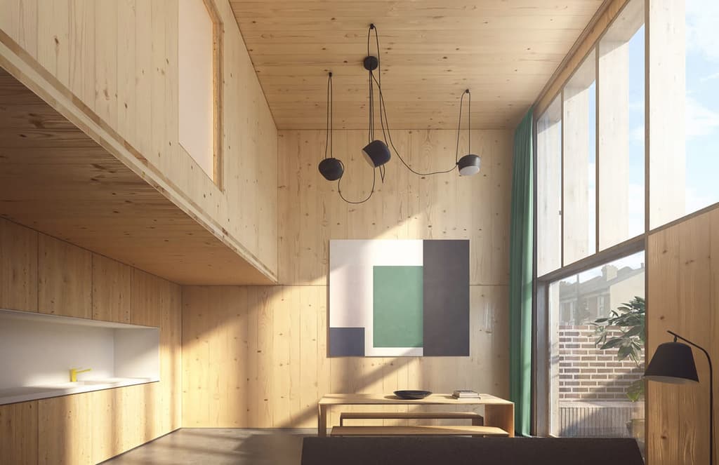 This £550,000 London plot comes with plans for a Carl Turner-designed home