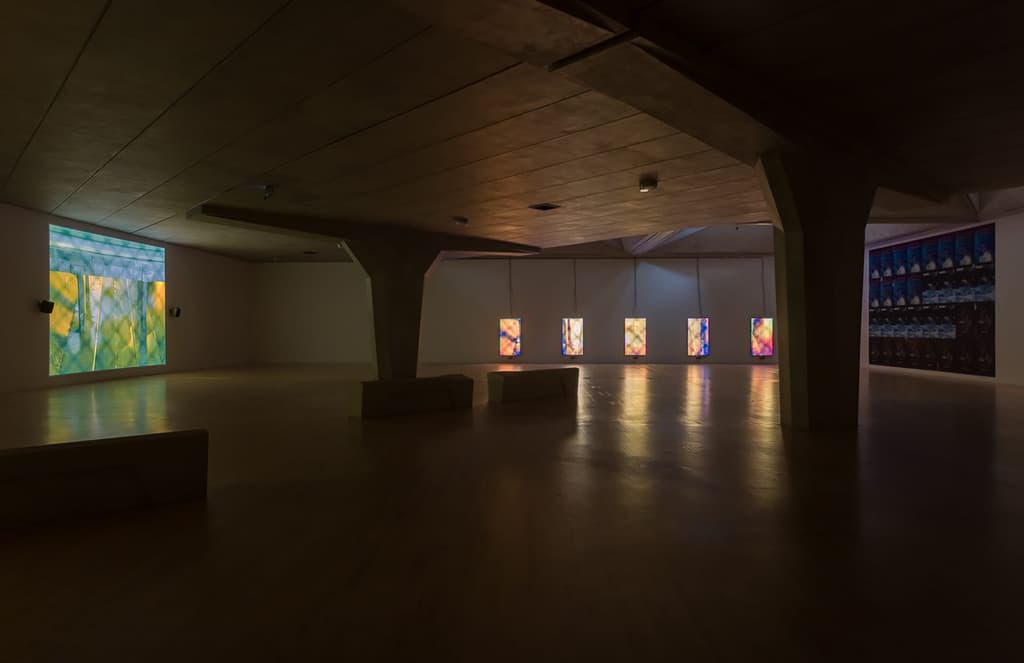 Artist Mark Leckey installs a section of the M53 flyover inside the Tate Britain